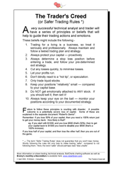 D-TC - Traders Creed mini poster (free)